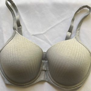 Hanes 34D Grey T Shirt Bra